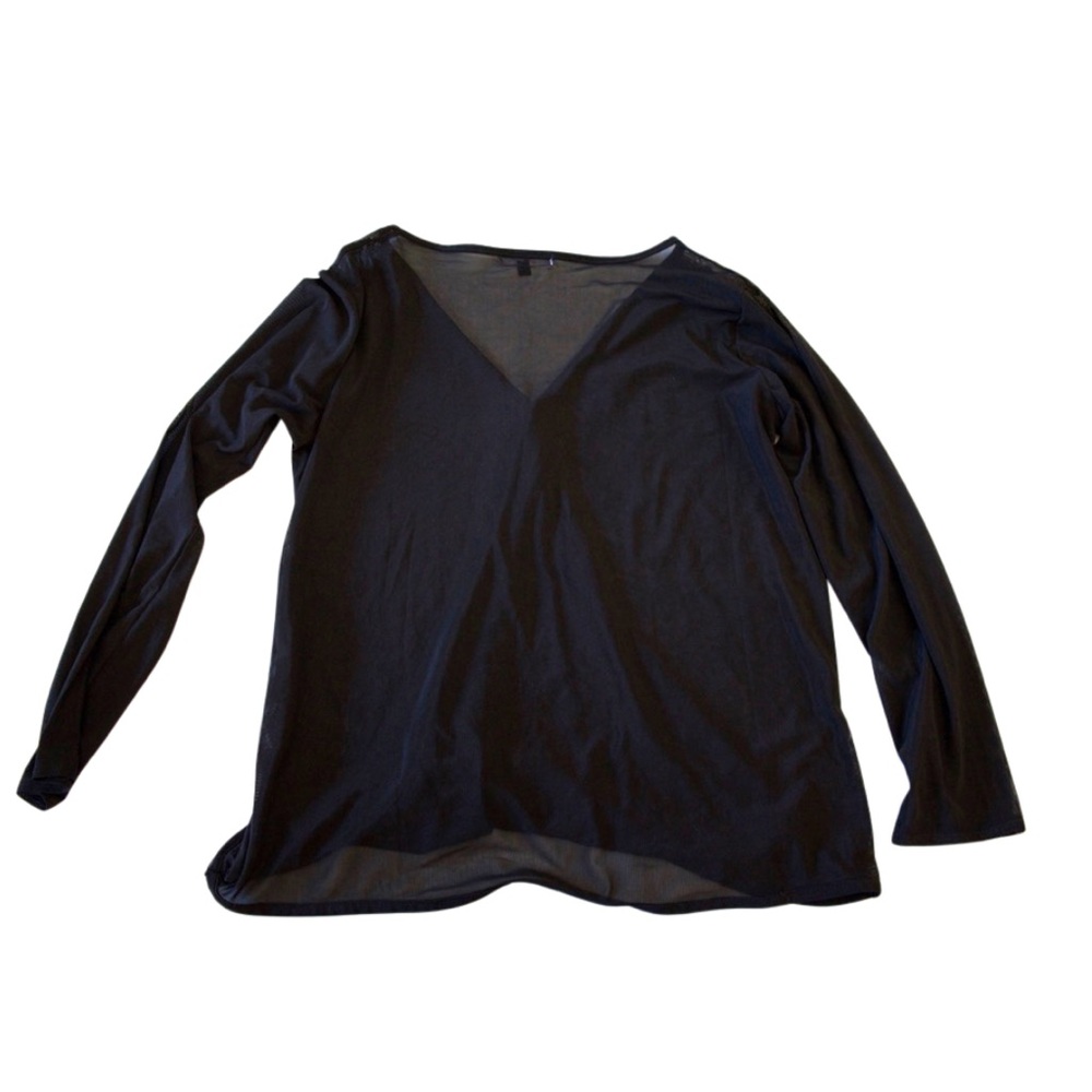 Moist transparent Black Women's Top. Size:L
